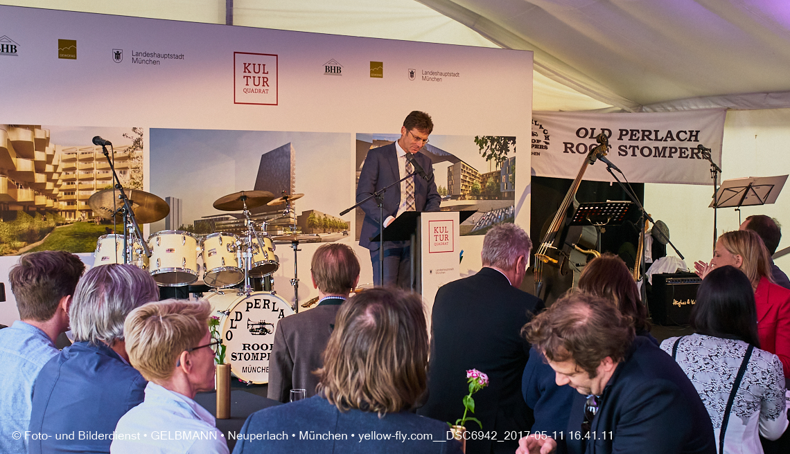 11. Mai 2017 - Grundsteinlegung für die LOGE und dem Kulturquadrat in Neuperlach